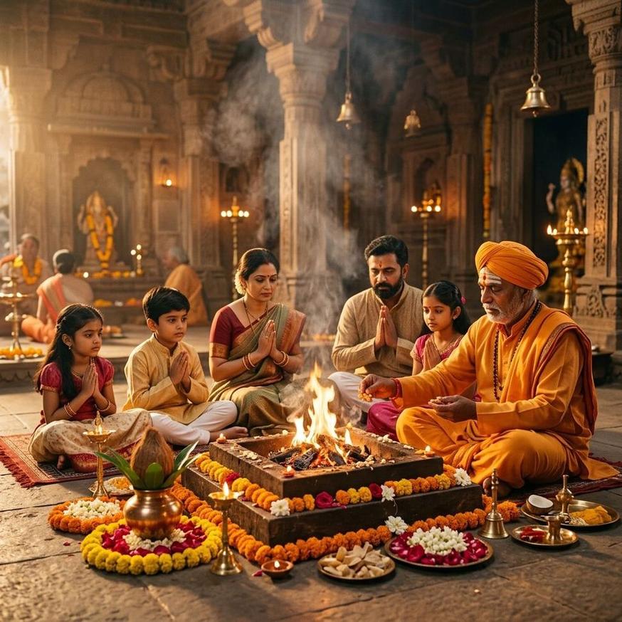 Best North Indian Pandit performing puja in Bangalore
